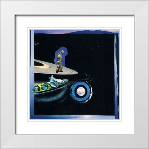 Still White Modern Wood Framed Art Print with Double Matting by Wonder, Howie