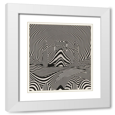 Transform White Modern Wood Framed Art Print with Double Matting by Wonder, Howie