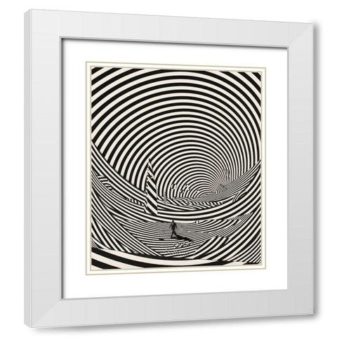 Within White Modern Wood Framed Art Print with Double Matting by Wonder, Howie