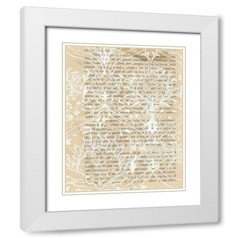 Artichoke Patterns VIII White Modern Wood Framed Art Print with Double Matting by Adkin, Arielle