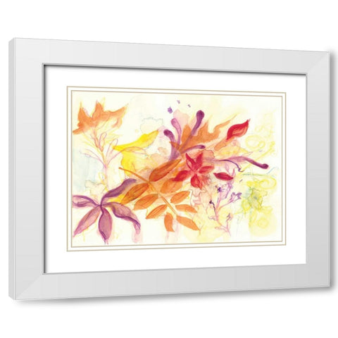 Spring Garden X White Modern Wood Framed Art Print with Double Matting by Adkin, Arielle