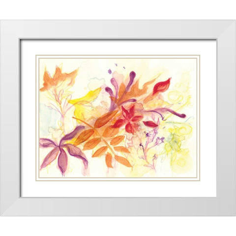 Spring Garden X White Modern Wood Framed Art Print with Double Matting by Adkin, Arielle