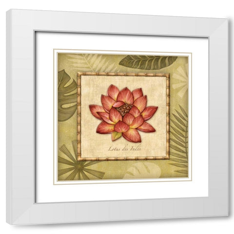 Paradisio III White Modern Wood Framed Art Print with Double Matting by Audrey, Charlene