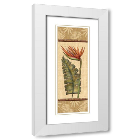 Paradisio Bouquet I White Modern Wood Framed Art Print with Double Matting by Audrey, Charlene