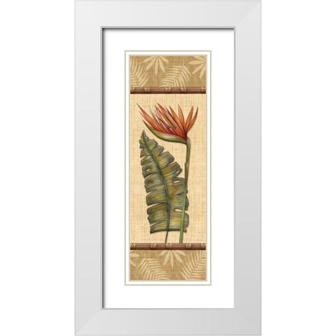 Paradisio Bouquet I White Modern Wood Framed Art Print with Double Matting by Audrey, Charlene