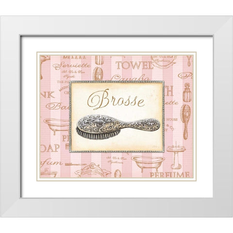 Beaute Feminine II White Modern Wood Framed Art Print with Double Matting by Audrey, Charlene