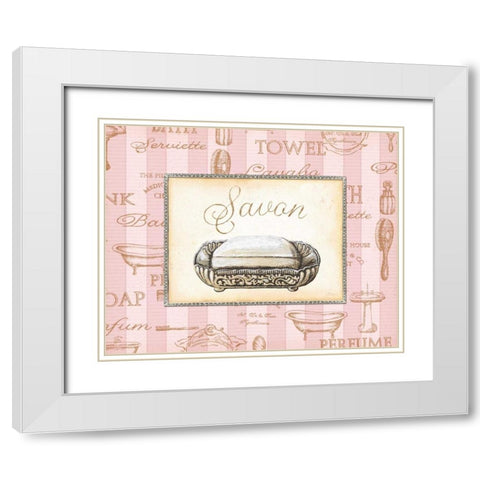 Beaute Feminine III White Modern Wood Framed Art Print with Double Matting by Audrey, Charlene