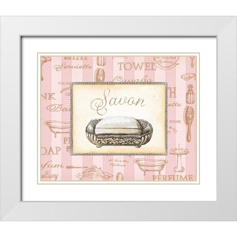 Beaute Feminine III White Modern Wood Framed Art Print with Double Matting by Audrey, Charlene