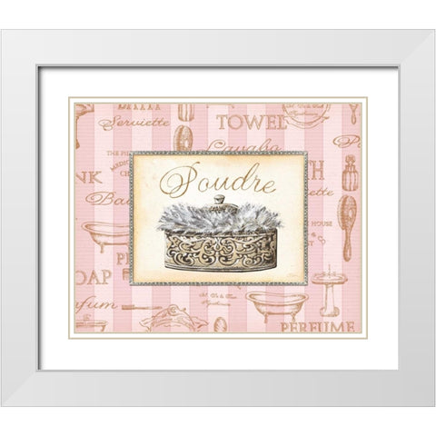 Beaute Feminine IV White Modern Wood Framed Art Print with Double Matting by Audrey, Charlene