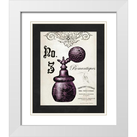 French Perfume 3 White Modern Wood Framed Art Print with Double Matting by Babbit, Gwendolyn