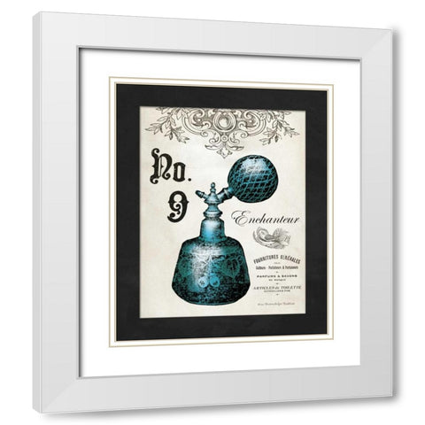 French Perfume 9 White Modern Wood Framed Art Print with Double Matting by Babbit, Gwendolyn