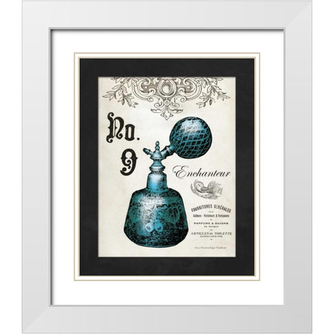 French Perfume 9 White Modern Wood Framed Art Print with Double Matting by Babbit, Gwendolyn