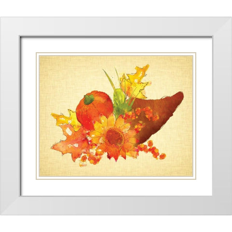 Cornucopia White Modern Wood Framed Art Print with Double Matting by Berrenson, Sara