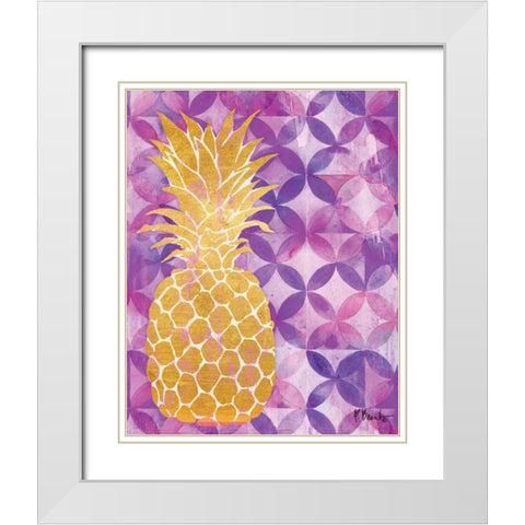 St. Croix III White Modern Wood Framed Art Print with Double Matting by Brent, Paul