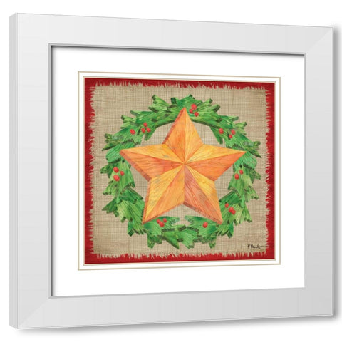 Carpentry Christmas I White Modern Wood Framed Art Print with Double Matting by Brent, Paul