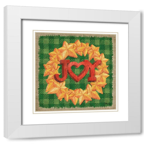 Carpentry Christmas II White Modern Wood Framed Art Print with Double Matting by Brent, Paul