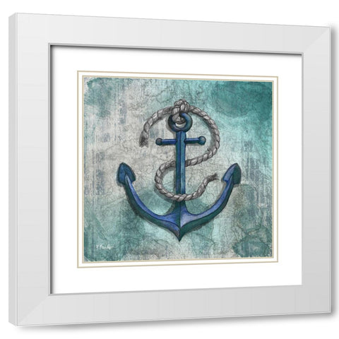 Diving Expedition II White Modern Wood Framed Art Print with Double Matting by Brent, Paul