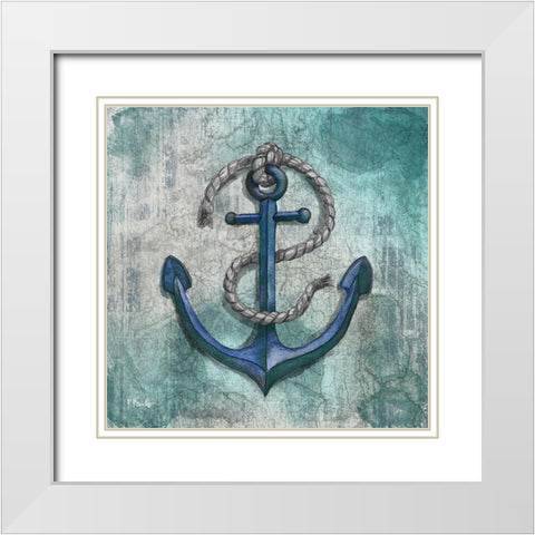 Diving Expedition II White Modern Wood Framed Art Print with Double Matting by Brent, Paul