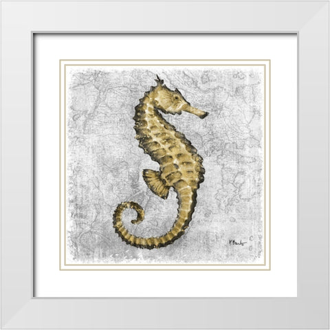 Saltwater Exploration I White Modern Wood Framed Art Print with Double Matting by Brent, Paul