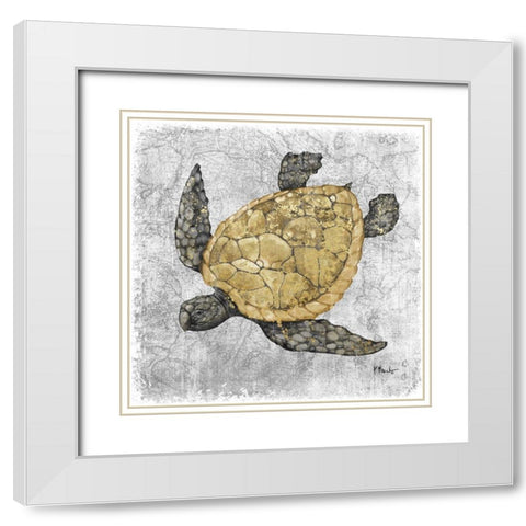 Saltwater Exploration II White Modern Wood Framed Art Print with Double Matting by Brent, Paul