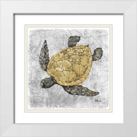 Saltwater Exploration II White Modern Wood Framed Art Print with Double Matting by Brent, Paul