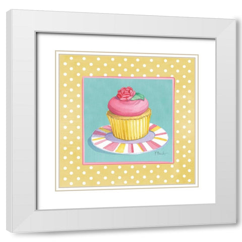 Sorority Girls I White Modern Wood Framed Art Print with Double Matting by Brent, Paul