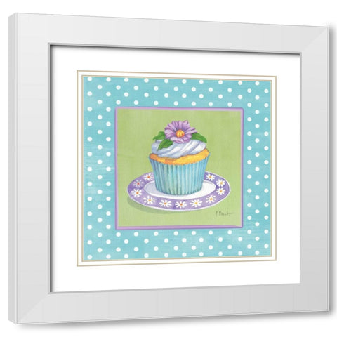 Sorority Girls II White Modern Wood Framed Art Print with Double Matting by Brent, Paul