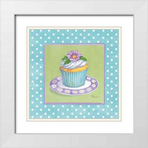 Sorority Girls II White Modern Wood Framed Art Print with Double Matting by Brent, Paul