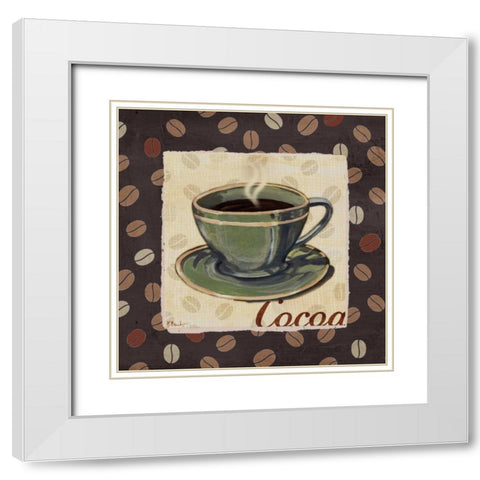 Cup of Joe I White Modern Wood Framed Art Print with Double Matting by Brent, Paul