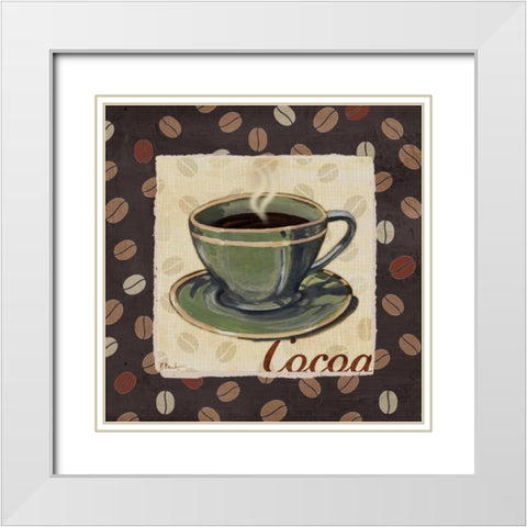 Cup of Joe I White Modern Wood Framed Art Print with Double Matting by Brent, Paul