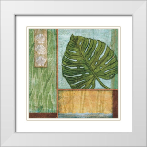 La Palma I White Modern Wood Framed Art Print with Double Matting by Brent, Paul