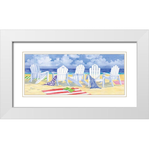 Front Row Seats White Modern Wood Framed Art Print with Double Matting by Brent, Paul