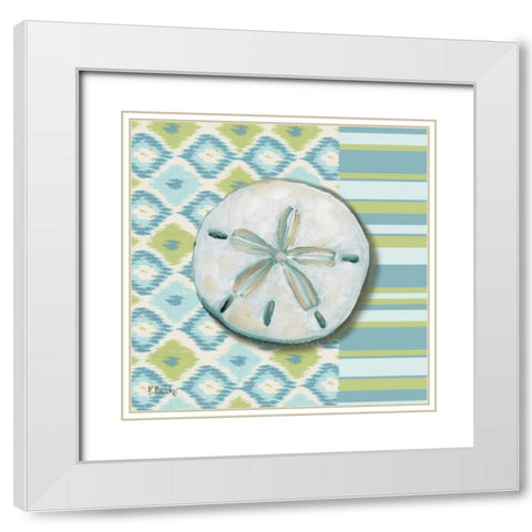 Watercolors IV White Modern Wood Framed Art Print with Double Matting by Brent, Paul
