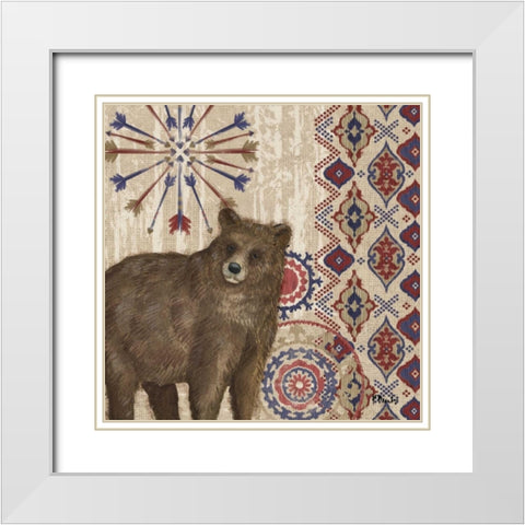 Highlands Ranch IV White Modern Wood Framed Art Print with Double Matting by Brent, Paul