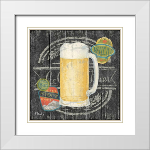 Craft Brew IV White Modern Wood Framed Art Print with Double Matting by Brent, Paul