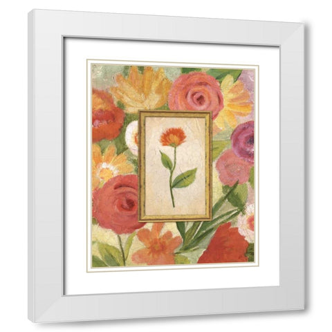 Sweet Romance I White Modern Wood Framed Art Print with Double Matting by Brissonnet, Daphne
