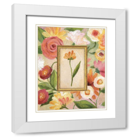 Sweet Romance IV White Modern Wood Framed Art Print with Double Matting by Brissonnet, Daphne
