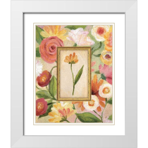 Sweet Romance IV White Modern Wood Framed Art Print with Double Matting by Brissonnet, Daphne