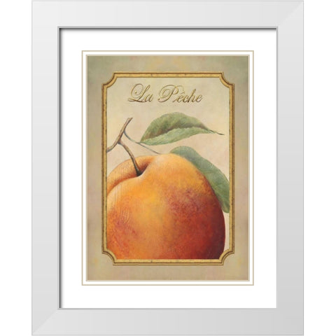 La Peche White Modern Wood Framed Art Print with Double Matting by Corbin, Delphine