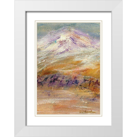 Montana II White Modern Wood Framed Art Print with Double Matting by Dilbeck, Nikki
