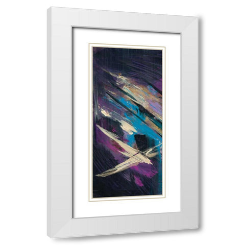 Dawn I White Modern Wood Framed Art Print with Double Matting by Dilbeck, Nikki