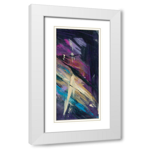 Dawn II White Modern Wood Framed Art Print with Double Matting by Dilbeck, Nikki
