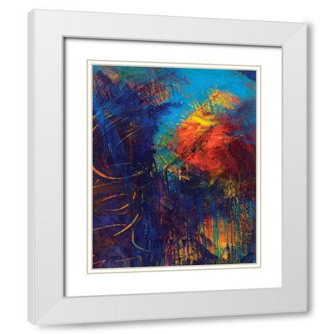 Red Swings By I White Modern Wood Framed Art Print with Double Matting by Dilbeck, Nikki