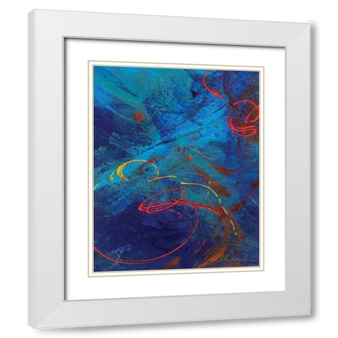 Red Swings By III White Modern Wood Framed Art Print with Double Matting by Dilbeck, Nikki