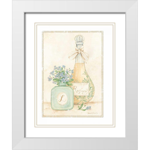 Rosemary White Modern Wood Framed Art Print with Double Matting by Gladding, Pamela