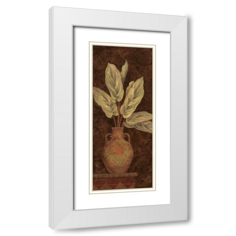 Memories of Marrakech II White Modern Wood Framed Art Print with Double Matting by Gladding, Pamela