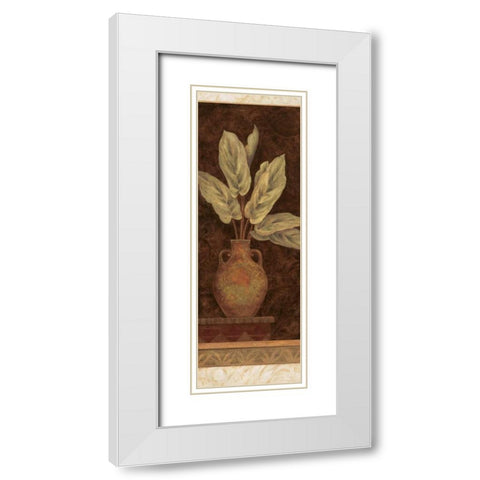 Memories of Marrakech II White Modern Wood Framed Art Print with Double Matting by Gladding, Pamela