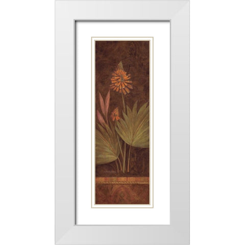 Silk Road Passage I White Modern Wood Framed Art Print with Double Matting by Gladding, Pamela