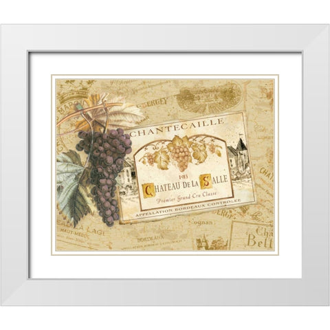 Chantecaille White Modern Wood Framed Art Print with Double Matting by Gladding, Pamela