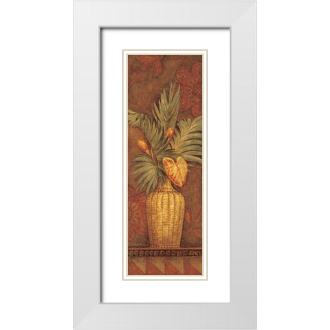 Cayo Largo I White Modern Wood Framed Art Print with Double Matting by Gladding, Pamela